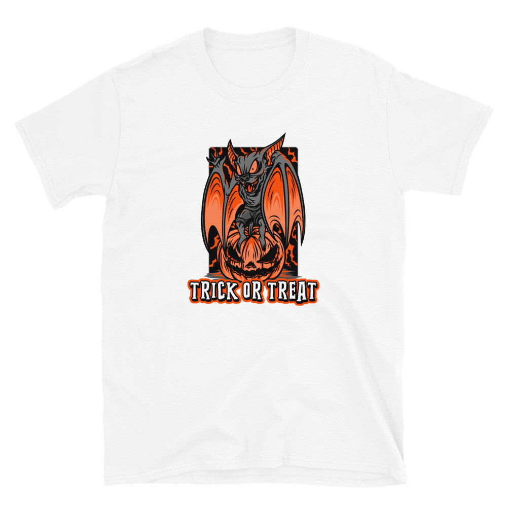 Funny Halloween Pumpkin Trick Or Treat Halloween Short-Sleeve Unisex T-Shirt