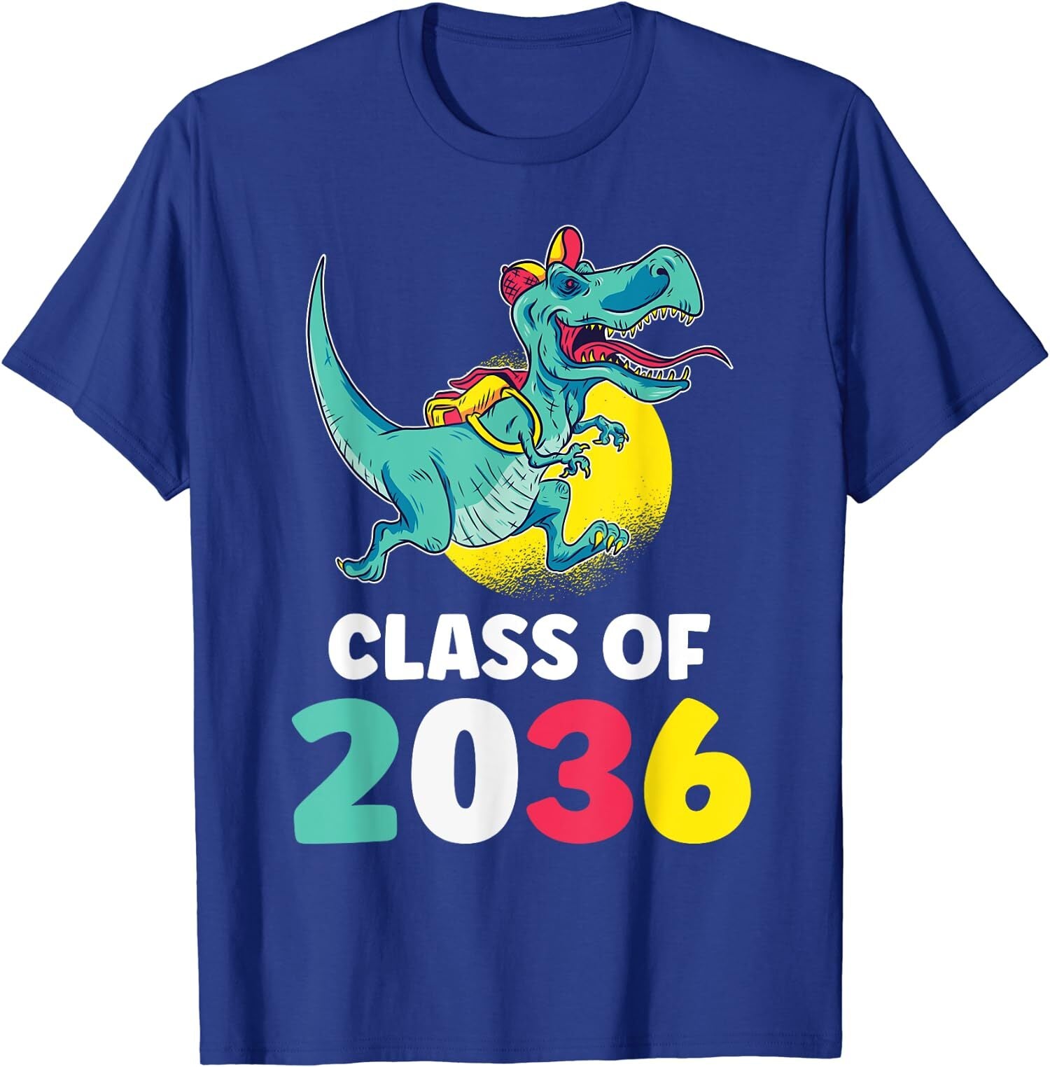 Class Of 2036 Back To School Kindergarten T-Rex Unisex T-Shirt