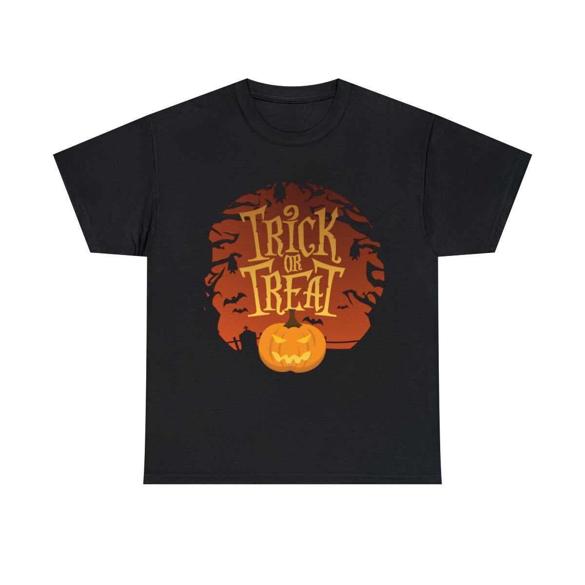 Trick Or Treat Halloween Graphic Tee Shirt, S-5XL