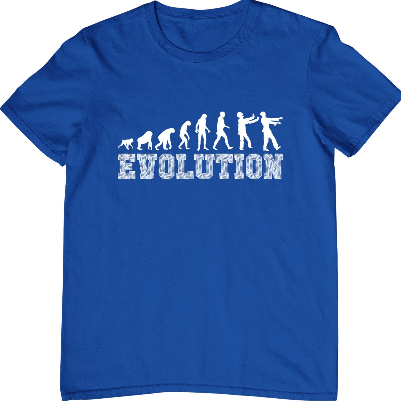 Zombie Evolution T-Shirt Horror Undead Funny Halloween Scary Costume Tee Top