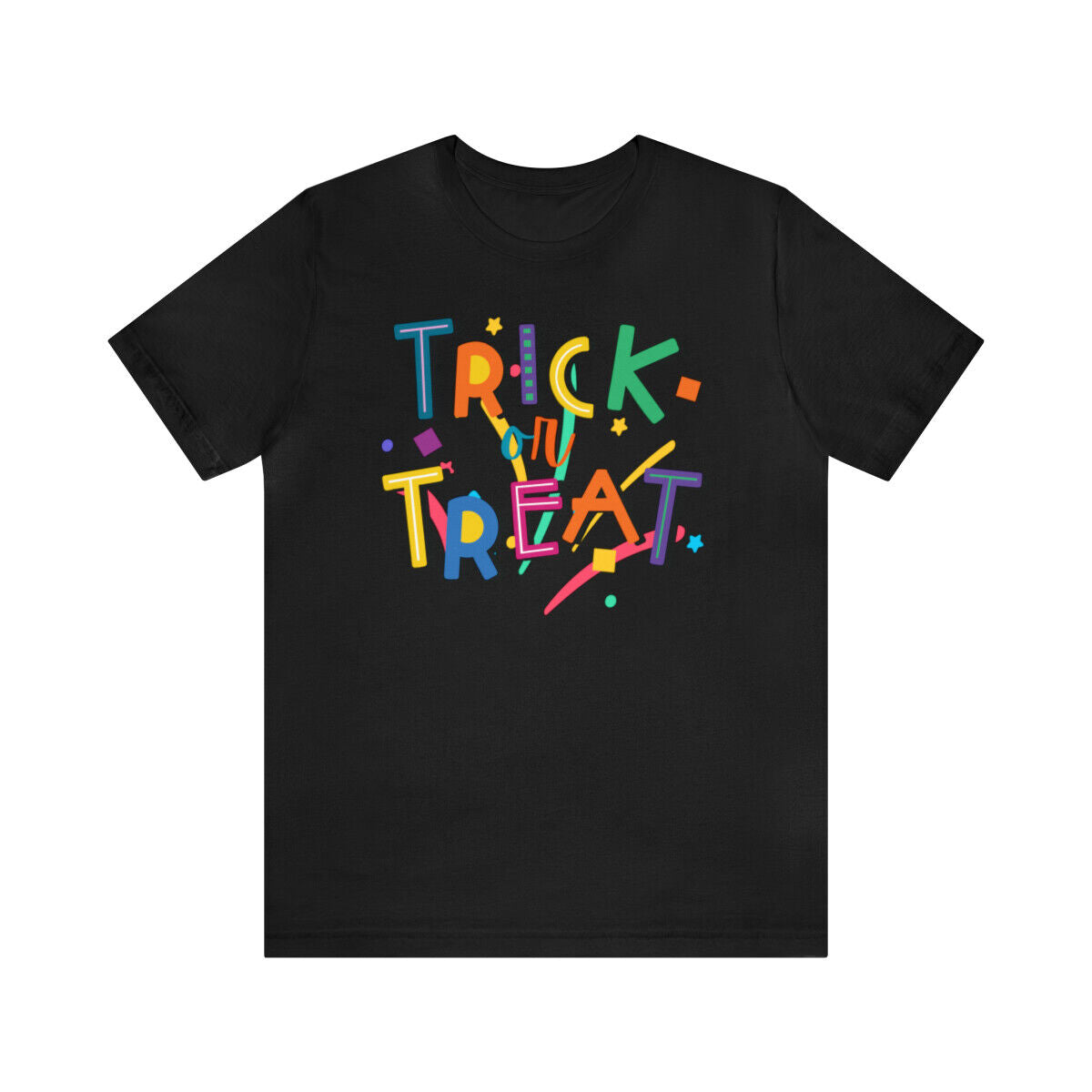 Trick or Treat Halloween Candy T-Shirt Bella Canvas 3001Unisex