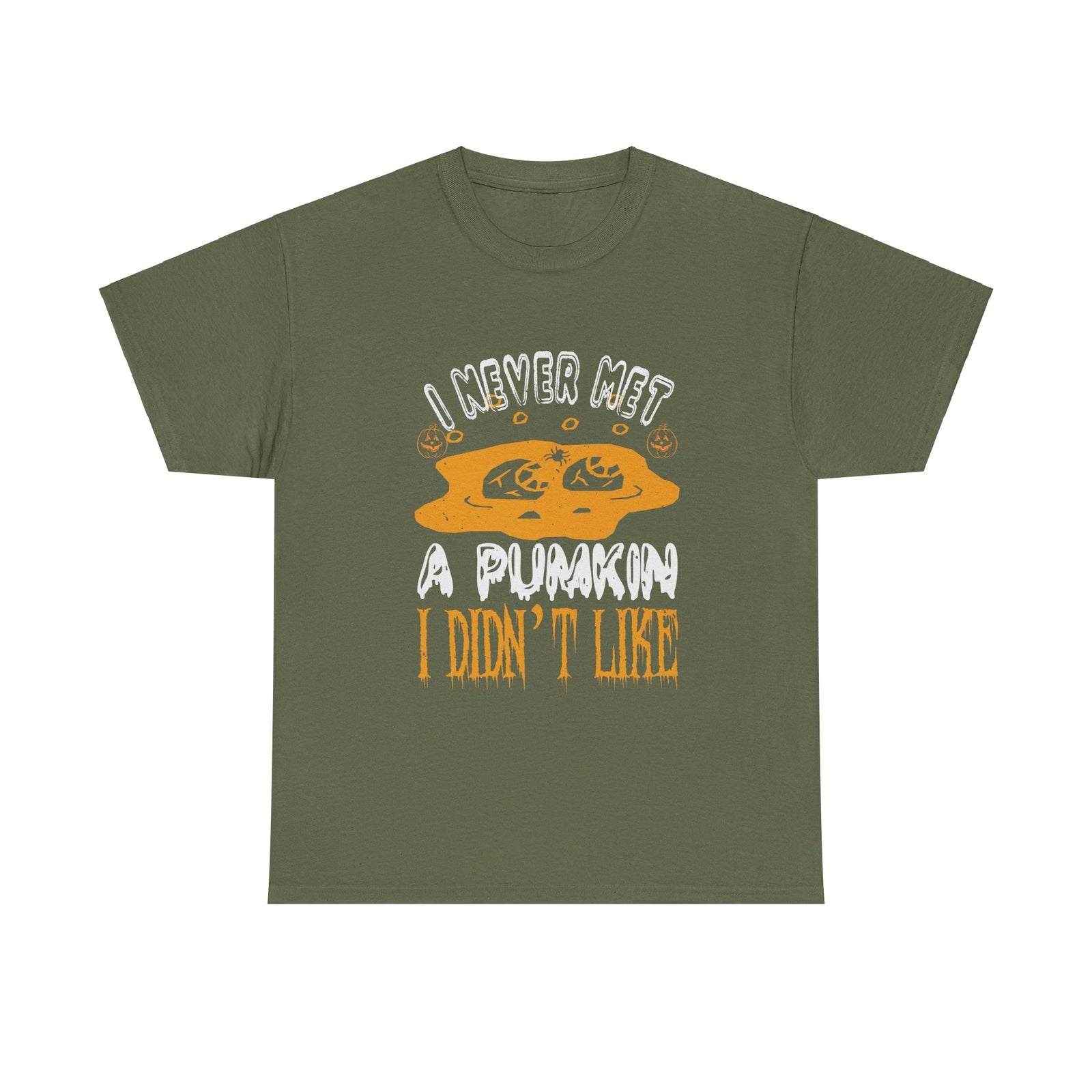 I Never Met A pumkin I Didn"t Like Halloween T shirt Costume Trick or Treat 