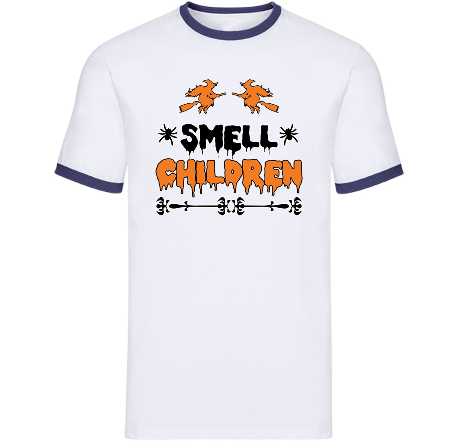 Funny Halloween Ringer T Shirt,I Smell Children Witches Ringer,Trick-or-Treat