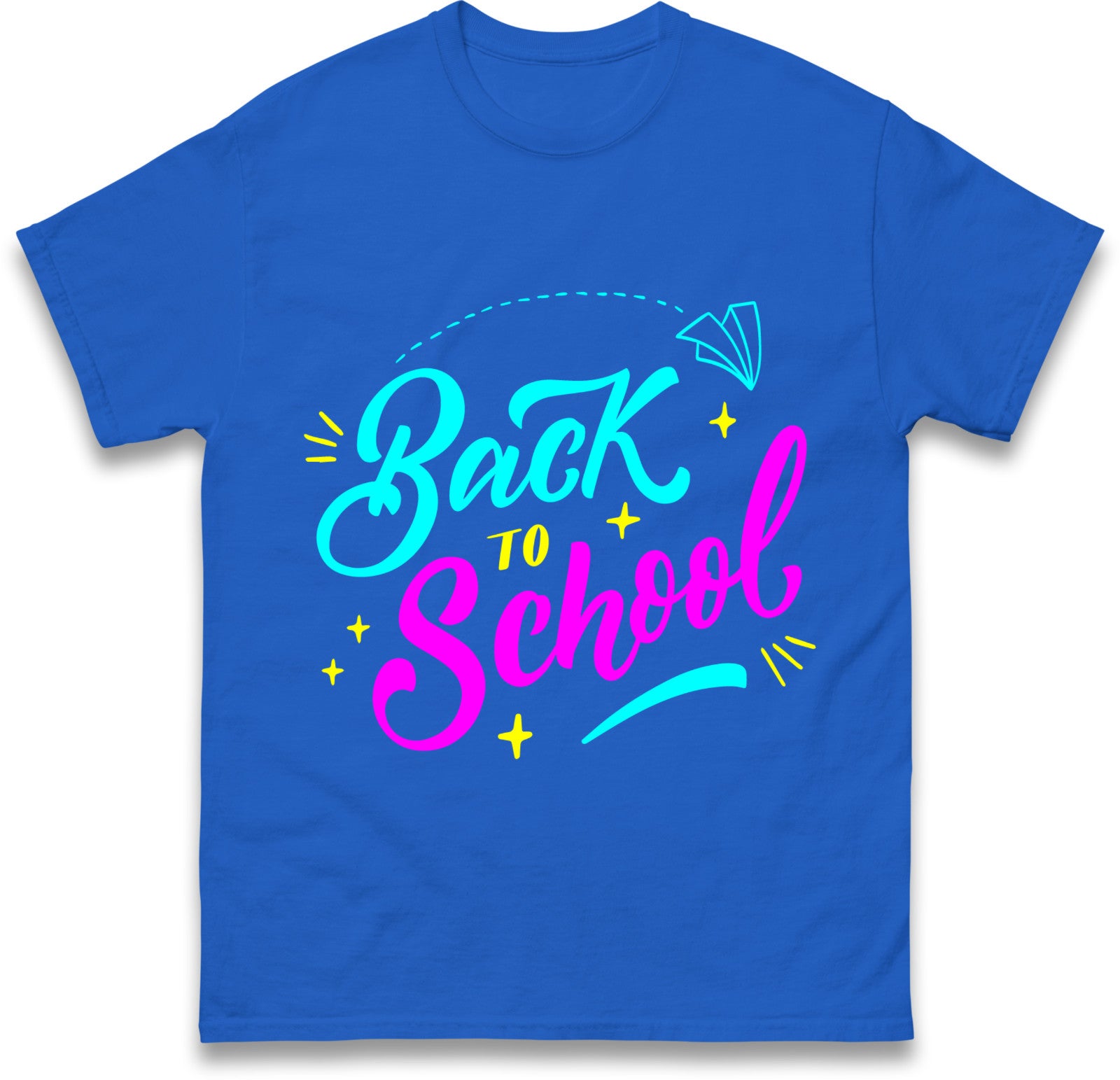 Boys Girls Back to School T-Shirt Fun Classroom Design New Term School Tee
