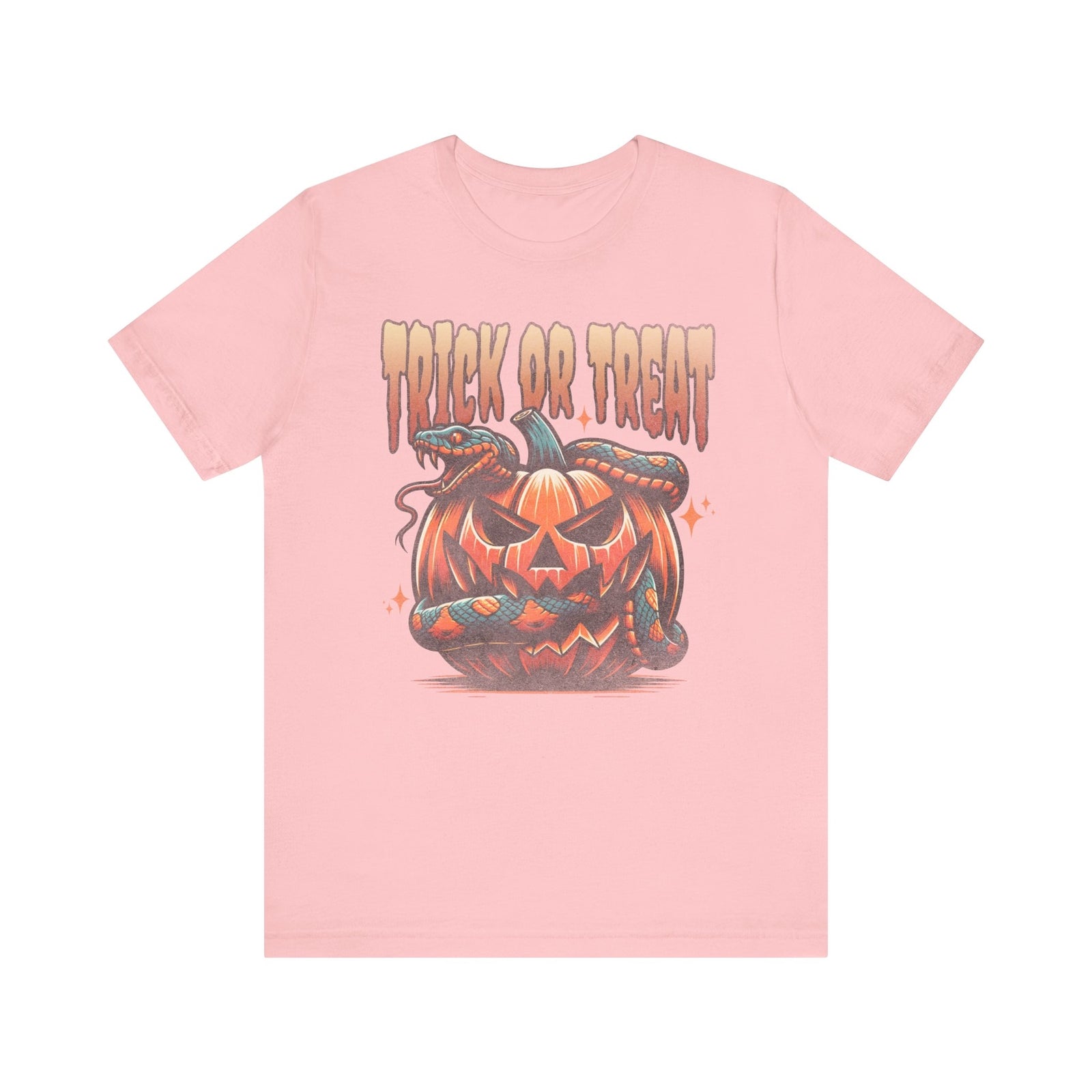 Trick or Treat Shirt, Halloween Shirt, Snake Shirt, Jack-o-Lantern Shirt