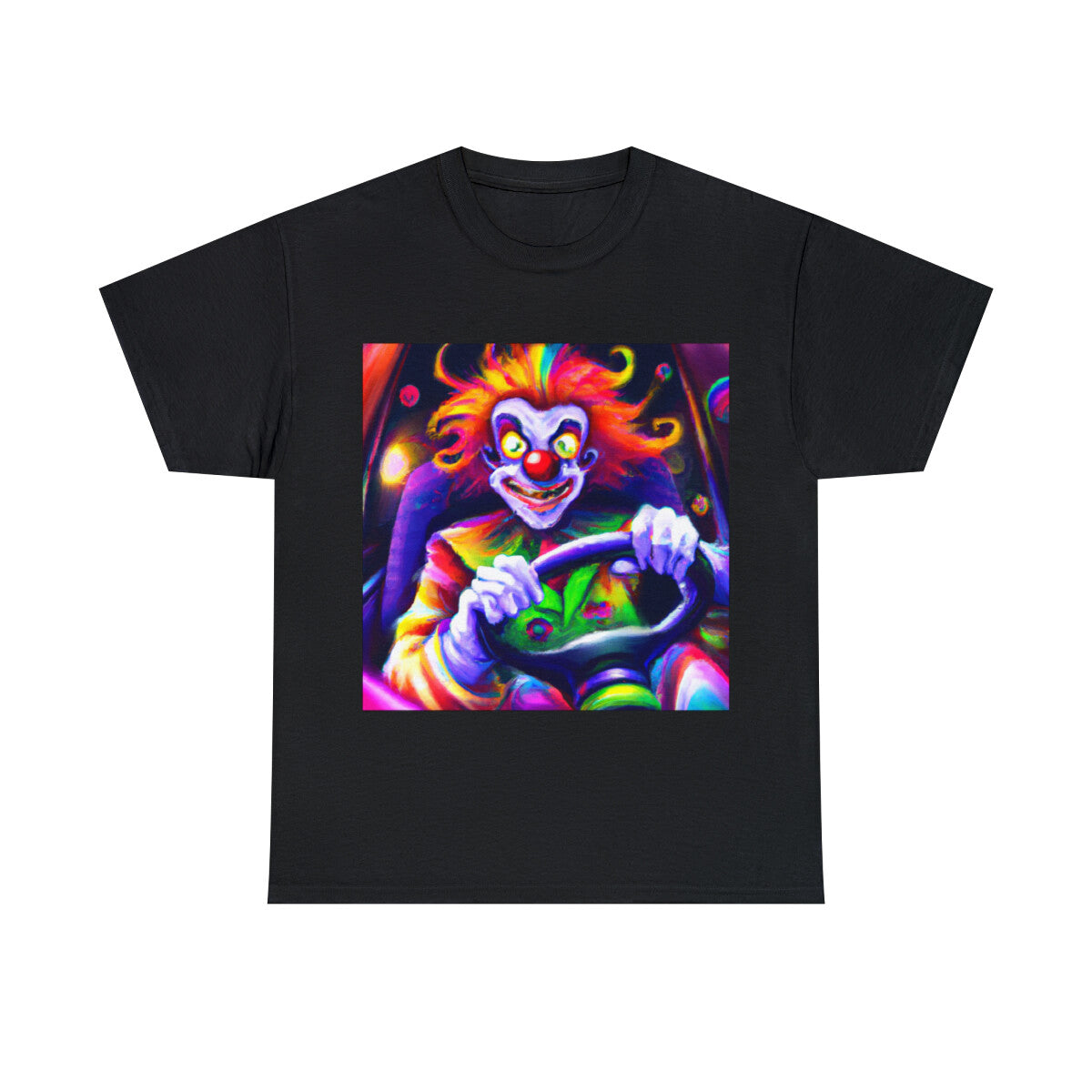 Halloween Evil Clown T Shirt Art Tee Unisex Adult Horror Scary Trick or Treat