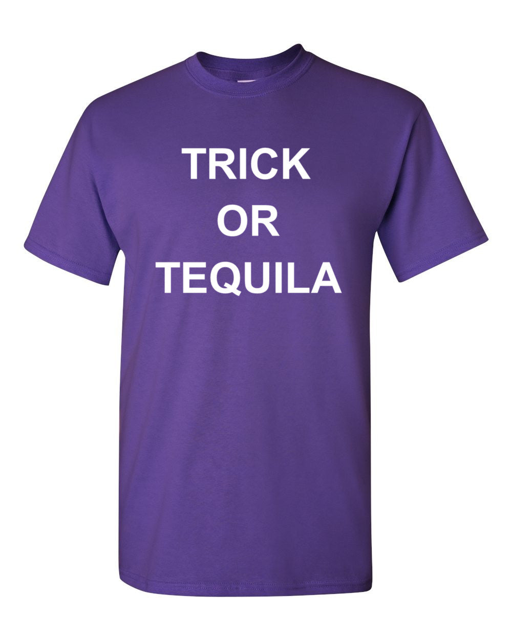 Trick or Tequila T Shirt Halloween Trick Or Treat Signs T-Shirt Party Drinking