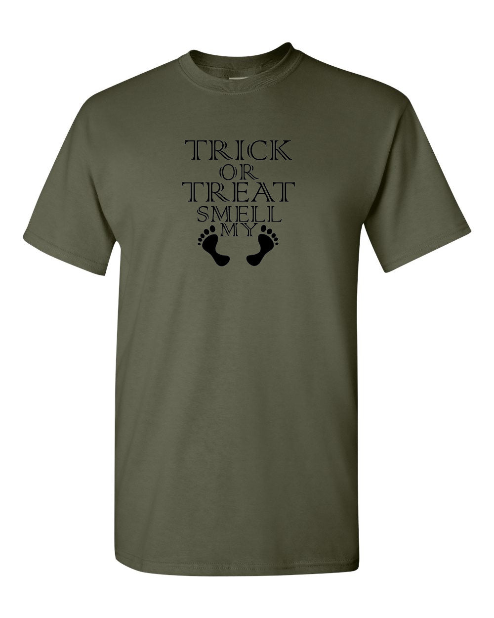 Trick or Treat Smell My Feet T-shirt Halloween Costume Shirt Tee Short Sleeve