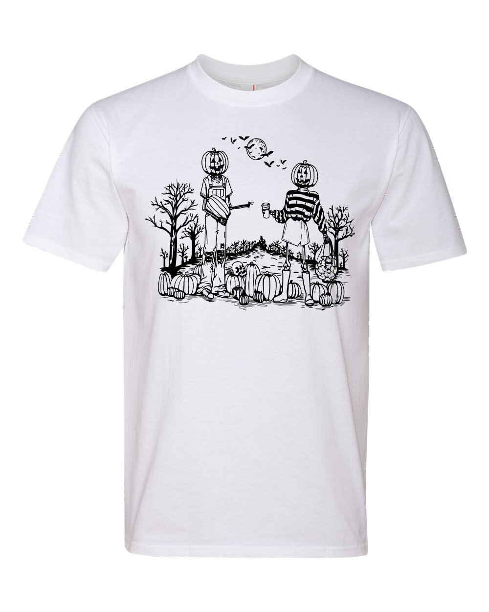Vintage Pumpkins Pumpkin Patch Halloween Trick Or Treating Graphic Tee Shirt