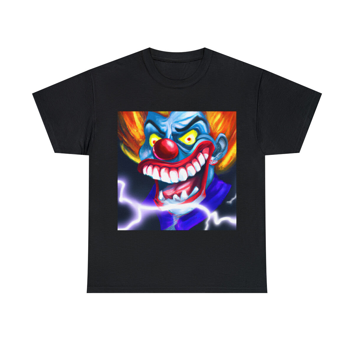 Halloween Evil Clown T Shirt Art Tee Unisex Adult Horror Scary Trick or Treat