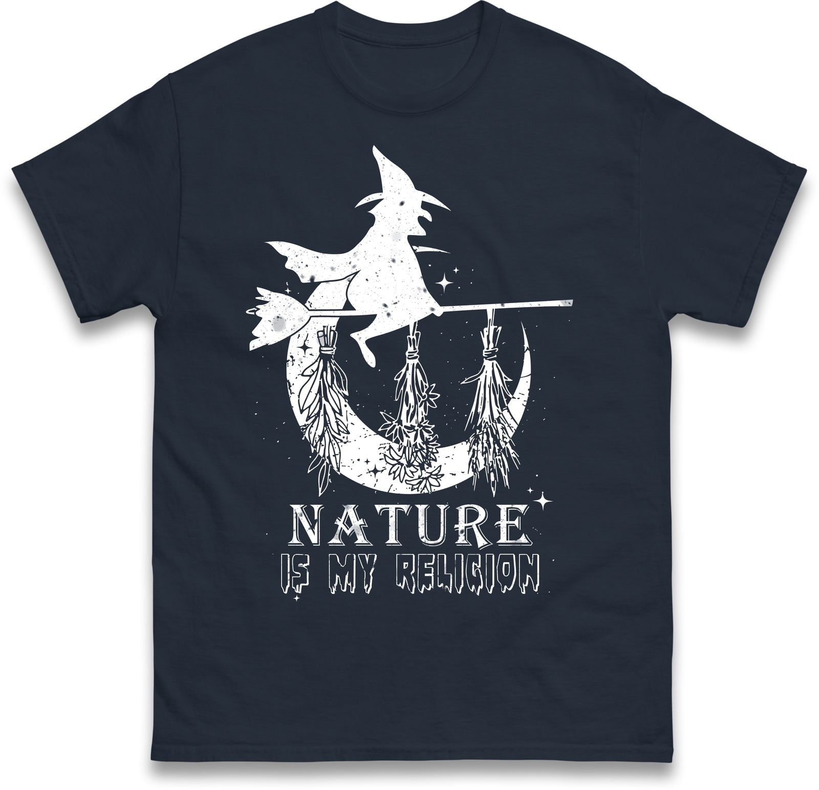 Nature Is My Religion Witch Halloween T-Shirt, Halloween T-Shirt, Trick Or treat