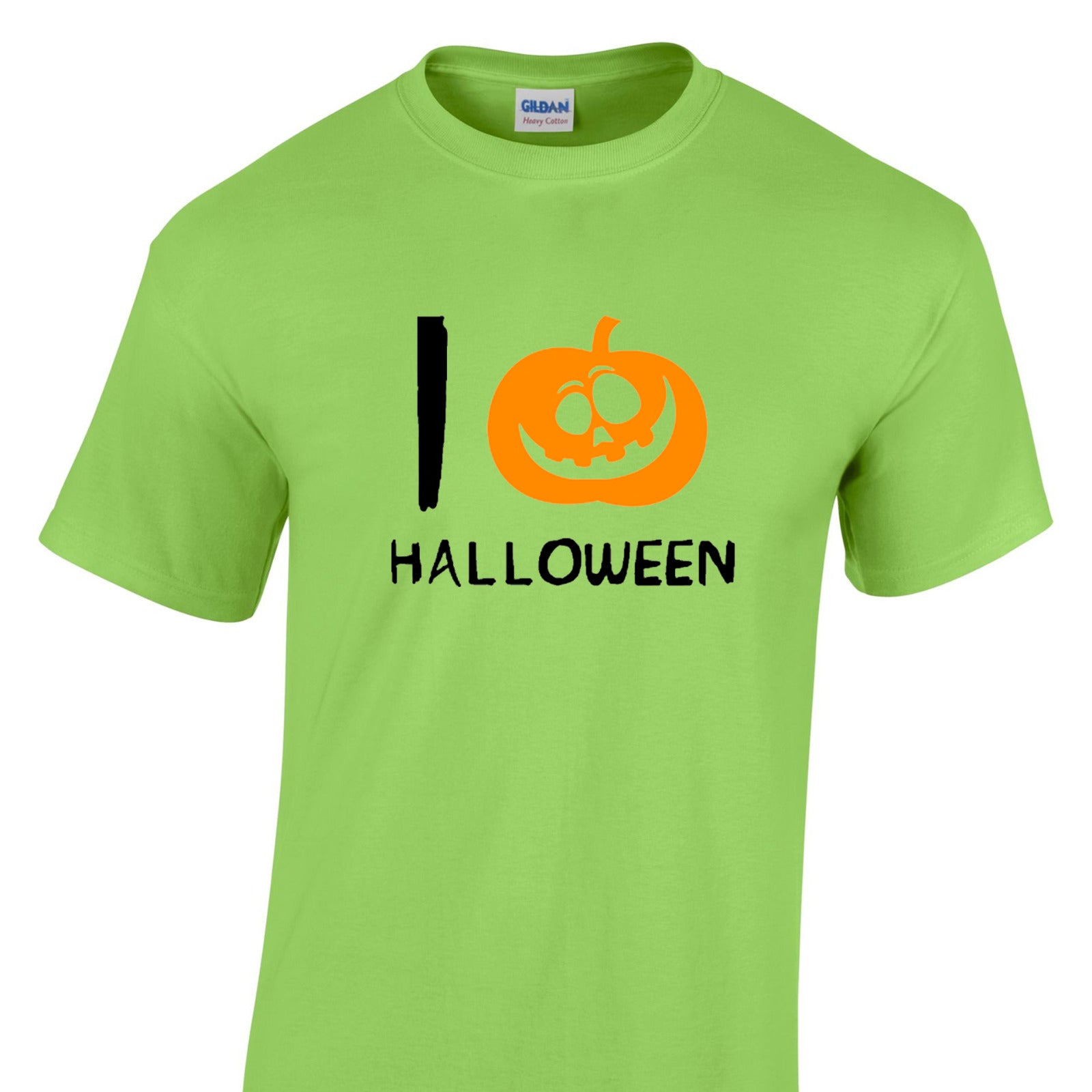 Mens I Love Halloween Tshirt - New Pumpkin Heart Trick Or Treat Costume T Shirt