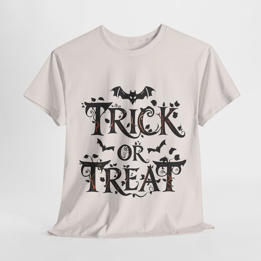 Trick or Treat Halloween Tee, Unisex Shirt for Spooky Season, Funny Halloween