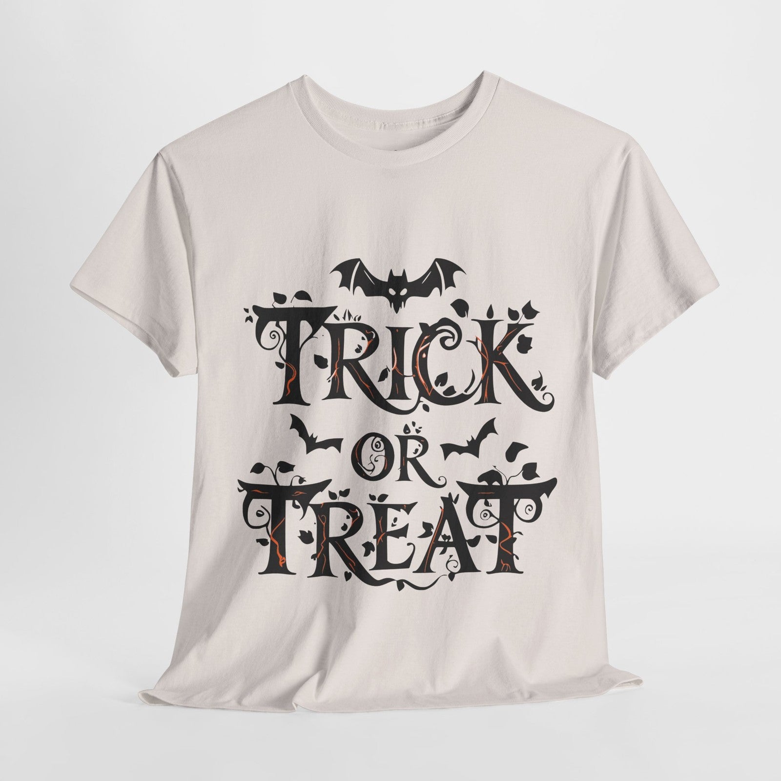 Trick or Treat Halloween Tee, Unisex Shirt for Spooky Season, Funny Halloween