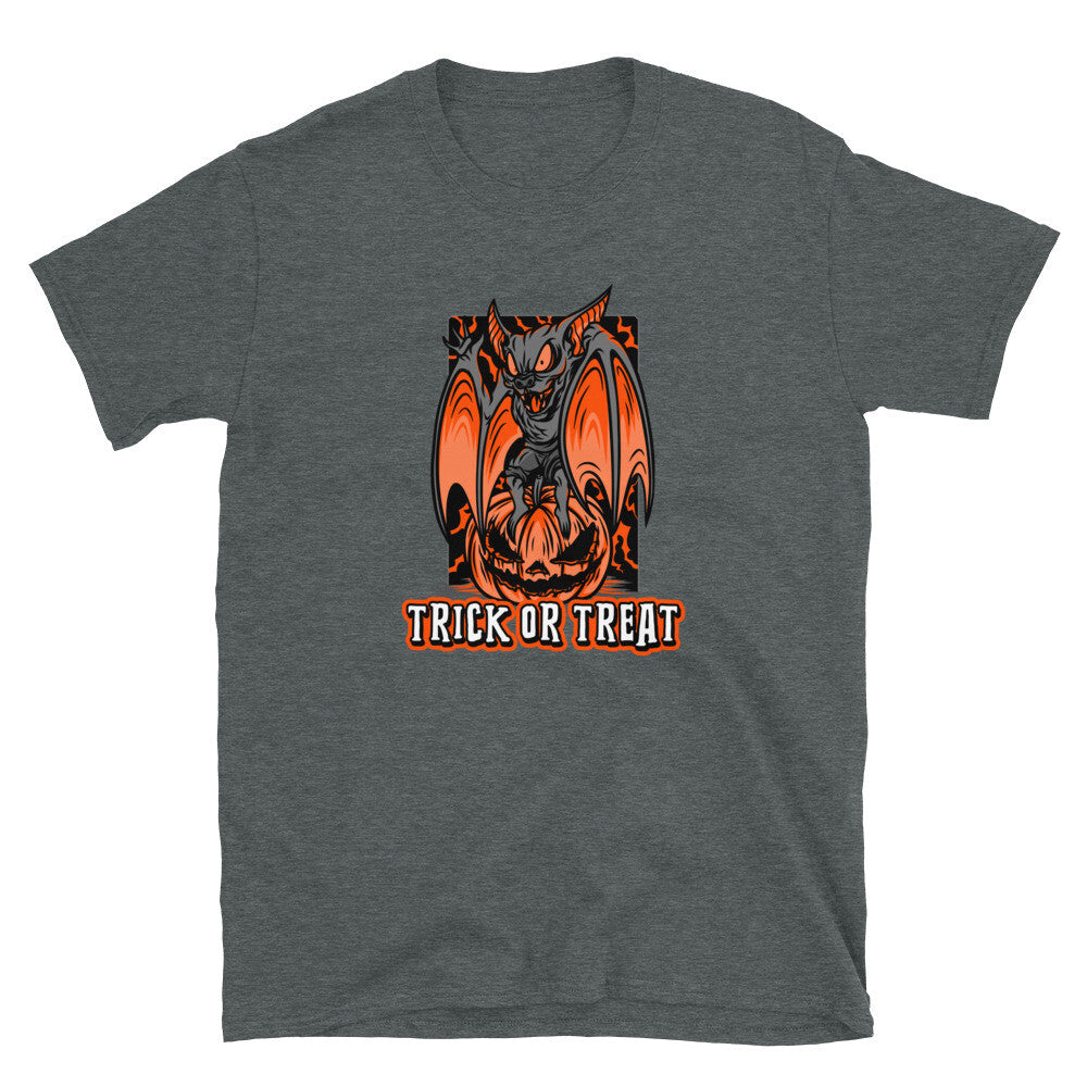 Funny Halloween Pumpkin Trick Or Treat Halloween Short-Sleeve Unisex T-Shirt