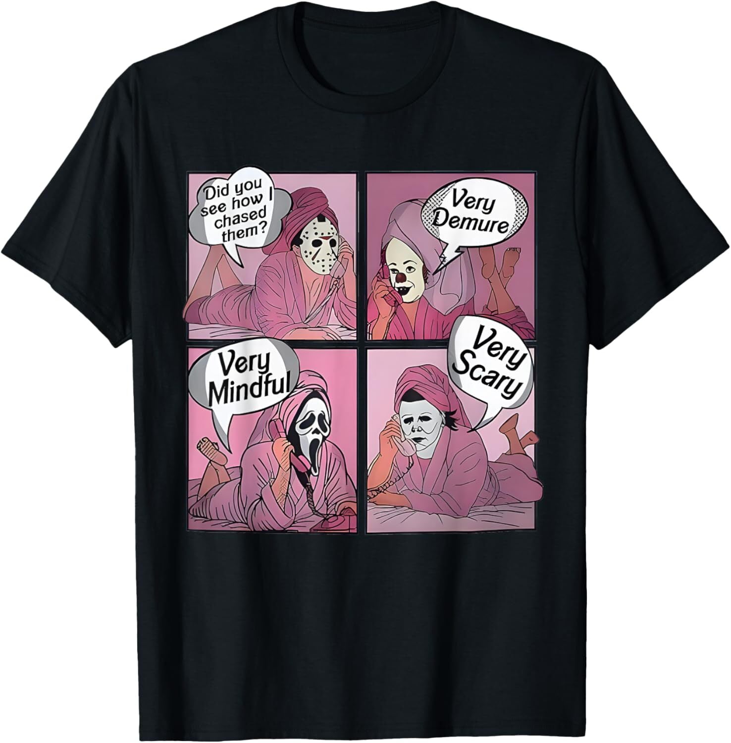 Very Demure very Minful very scary meme halloween T-Shirt