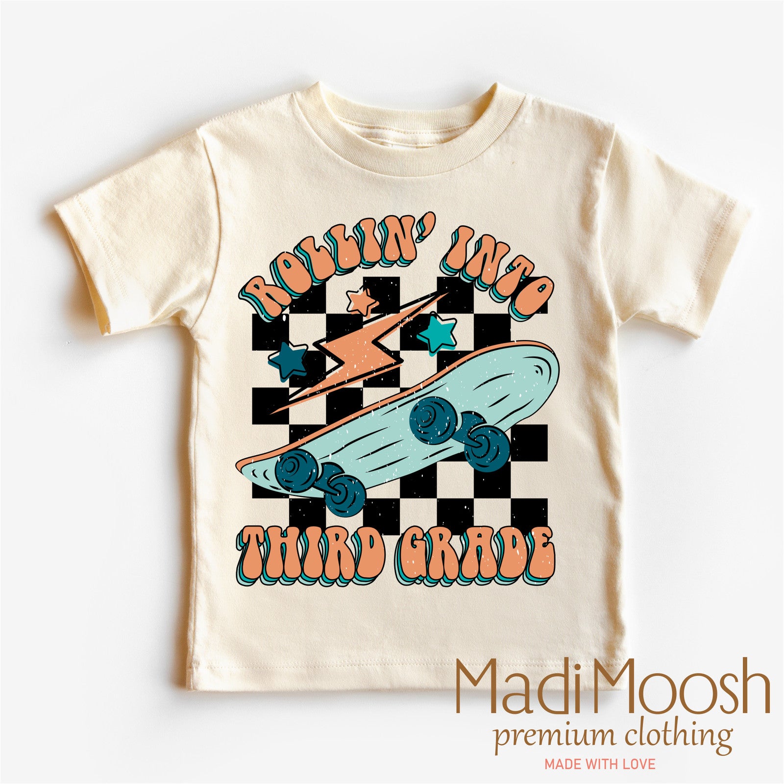 Rollin' Into 3rd Back To School Shirt - School Shirt
