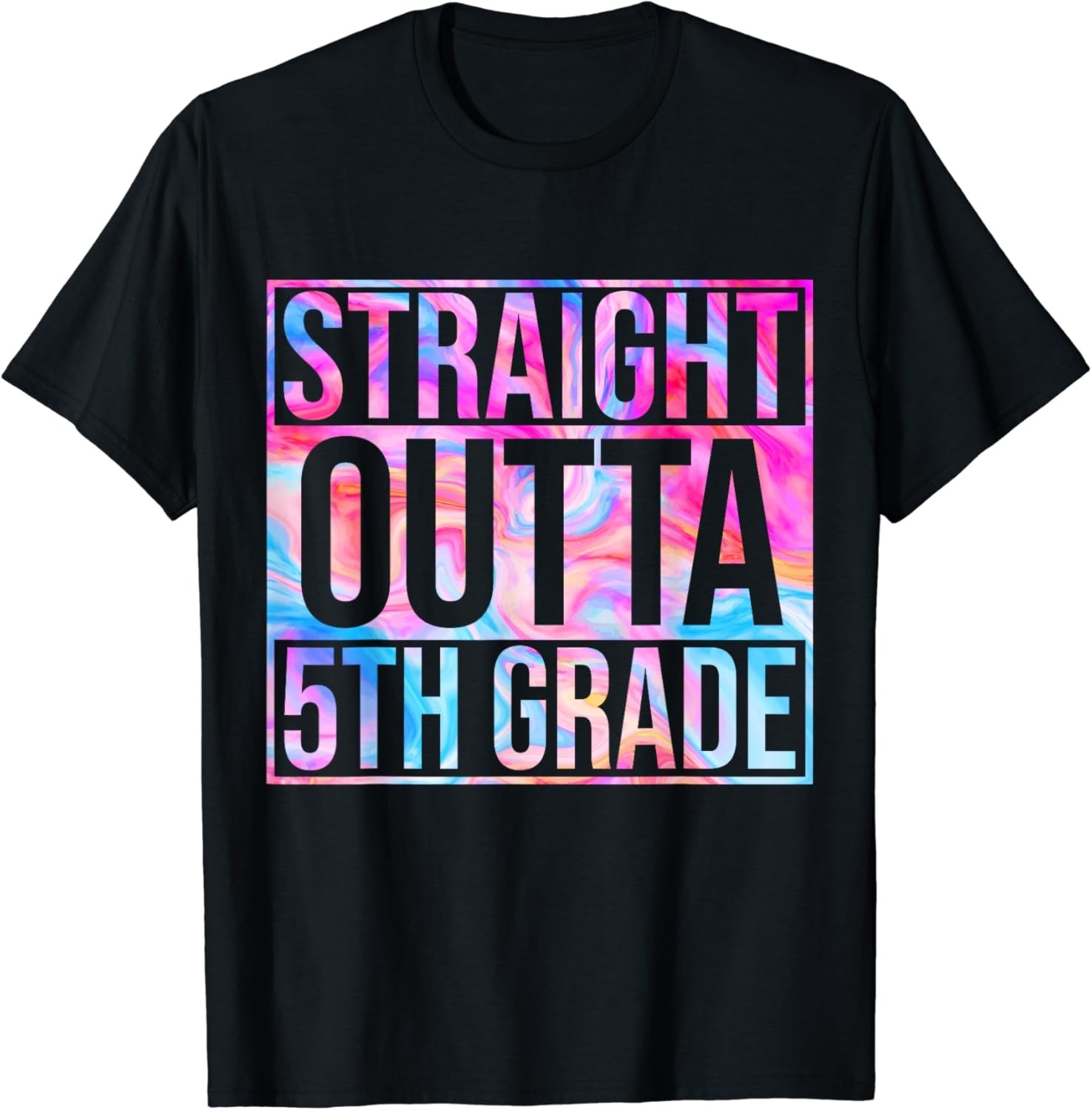 Straight Outta Fifth Grade 5th Grade Back To School T-Shirt