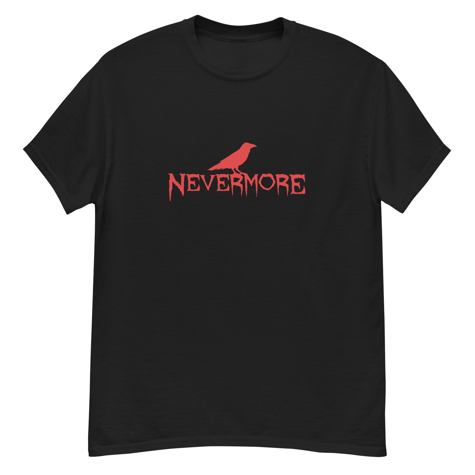 Raven Nevermore Edgar Allan Poe Halloween unisex classic tee