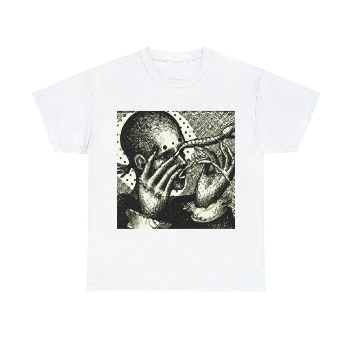 Scary Dark Fantasy Horror T Shirt Halloween Death Metal Disturbed Streetwear Emo