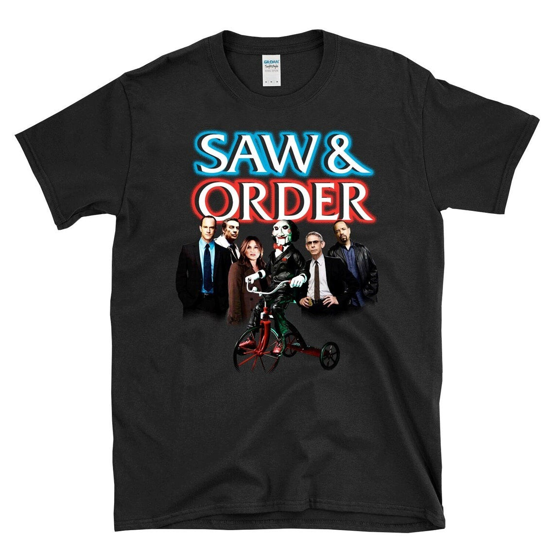 Saw and Order Funny TV Horror Movie Shirt, Halloween Gift
