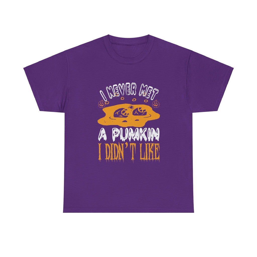 I Never Met A pumkin I Didn"t Like Halloween T shirt Costume Trick or Treat