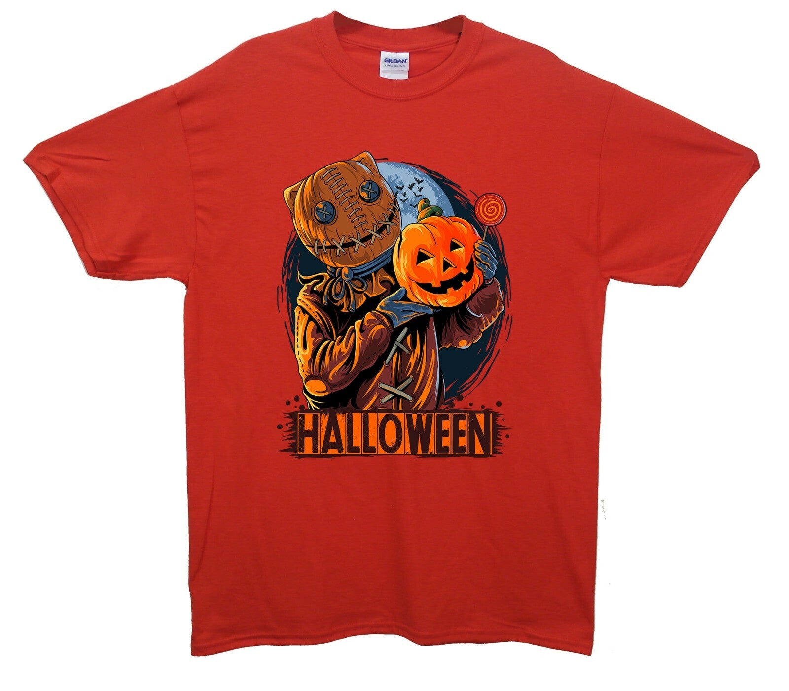 Halloween Costume Scary Printed T-Shirt Halloween, Horror, Cartoon