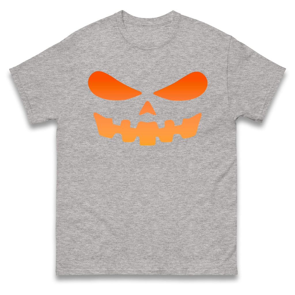 Scary Pumpkin Face Halloween T Shirt