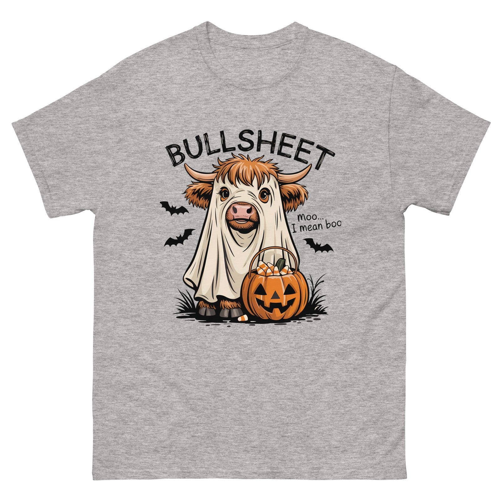 Bullsheet Funny Mens Halloween Trick Or Treat Sarcastic T-Shirt 100% Cotton Tee