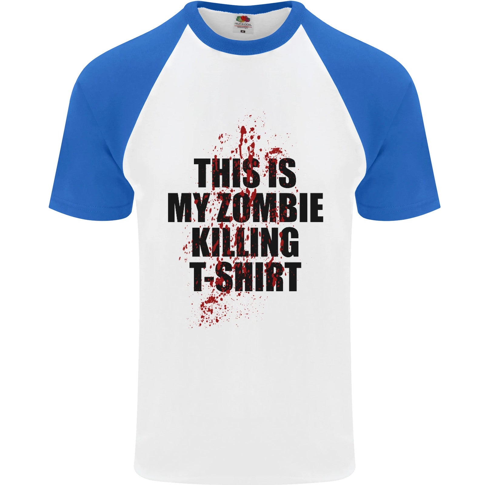 This Is My Zombie Killing Halloween Horror Mens S/S Baseball T-Shirt