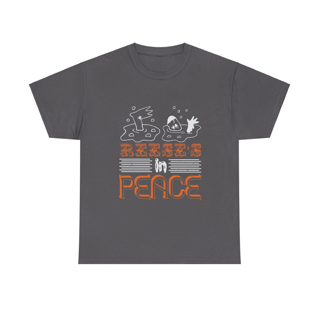 Reese's in Peace funny t shirt Halloween Candy spiders trick or treat costume