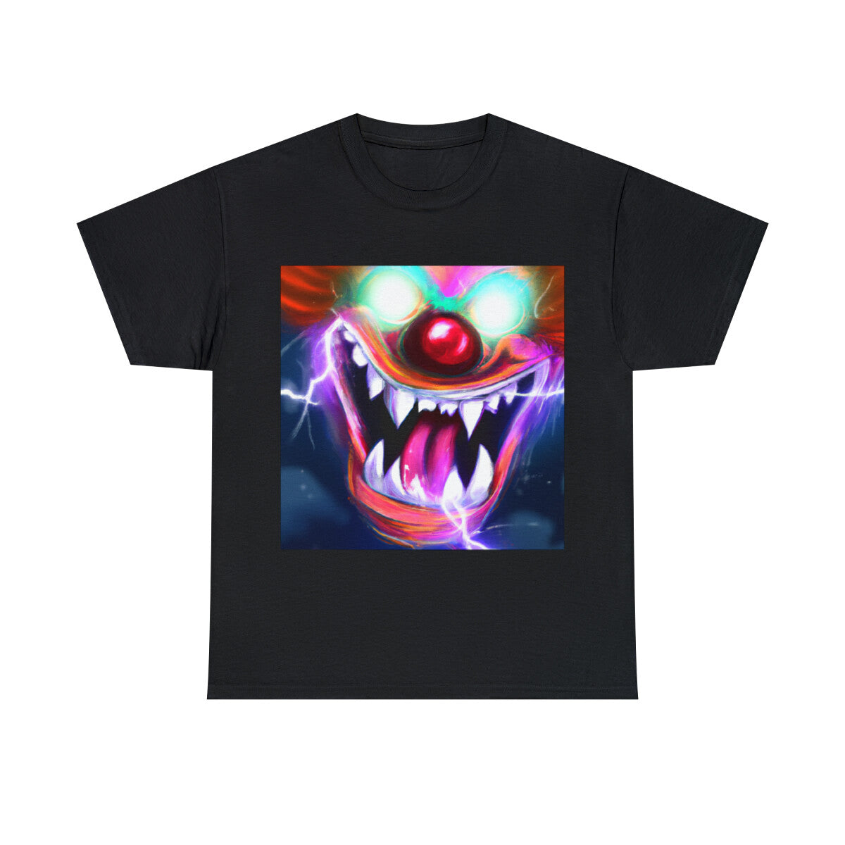 Halloween Evil Clown T Shirt Art Tee Unisex Adult Horror Scary Trick or Treat