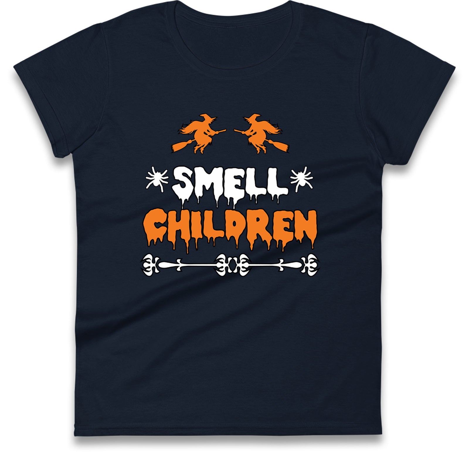 Funny Halloween Ladies T Shirt,I Smell Children Witches Women Tee,Trick-or-Treat