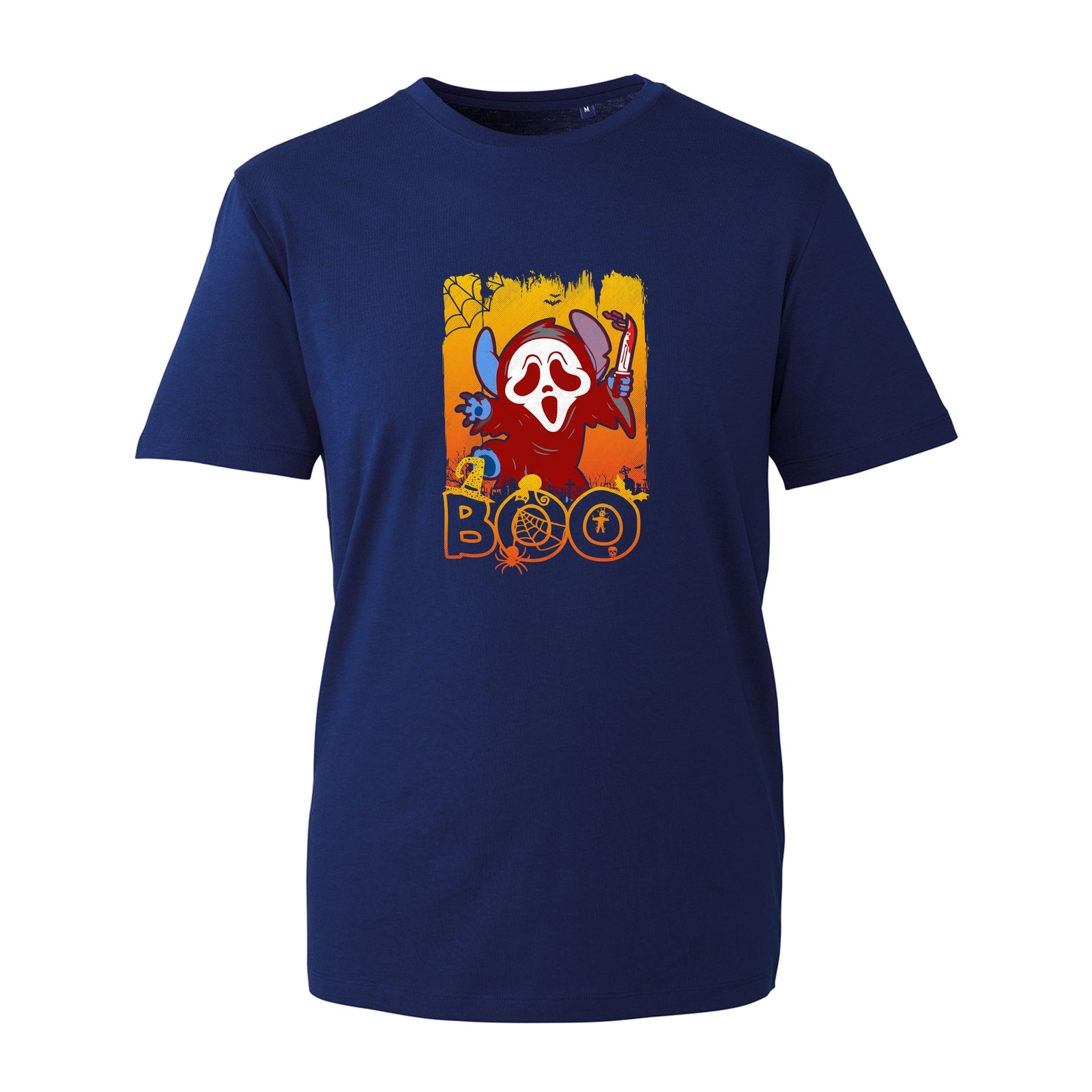 Funny Boo Ghost Screaming Happy Halloween T-Shirt Adult and kids Tee Top Scary