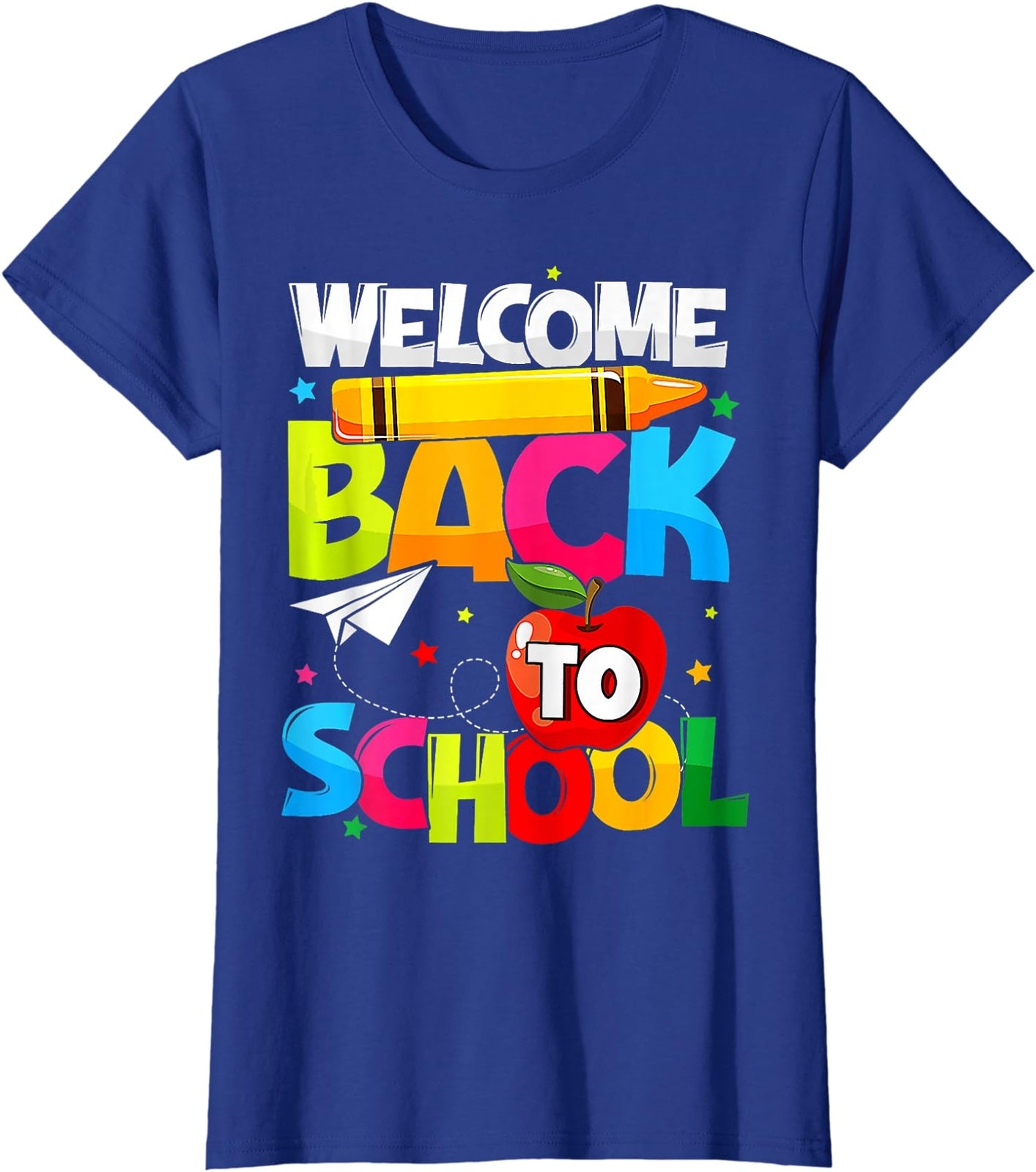 Welcome Back To School First Day Of School Teachers Ladies' Crewneck T-Shirt