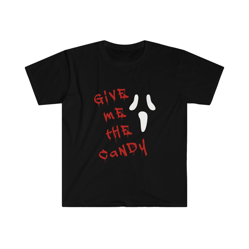 Funny Halloween Costume Shirt, Trick or Treat Unisex t-Shirt Scream Face Terror