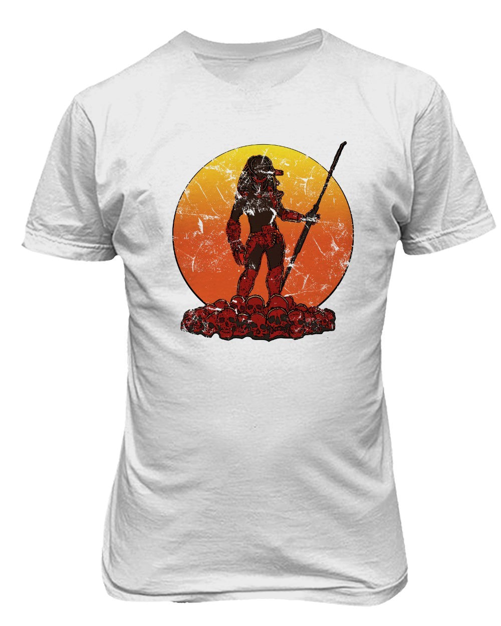 Predator Sunset Horror Scary Shirt Hunter Fall Halloween Men's T-Shirt