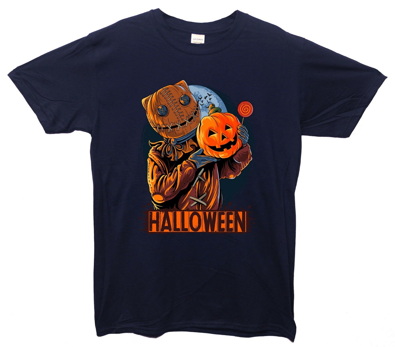 Halloween Costume Scary Printed T-Shirt Halloween, Horror, Cartoon