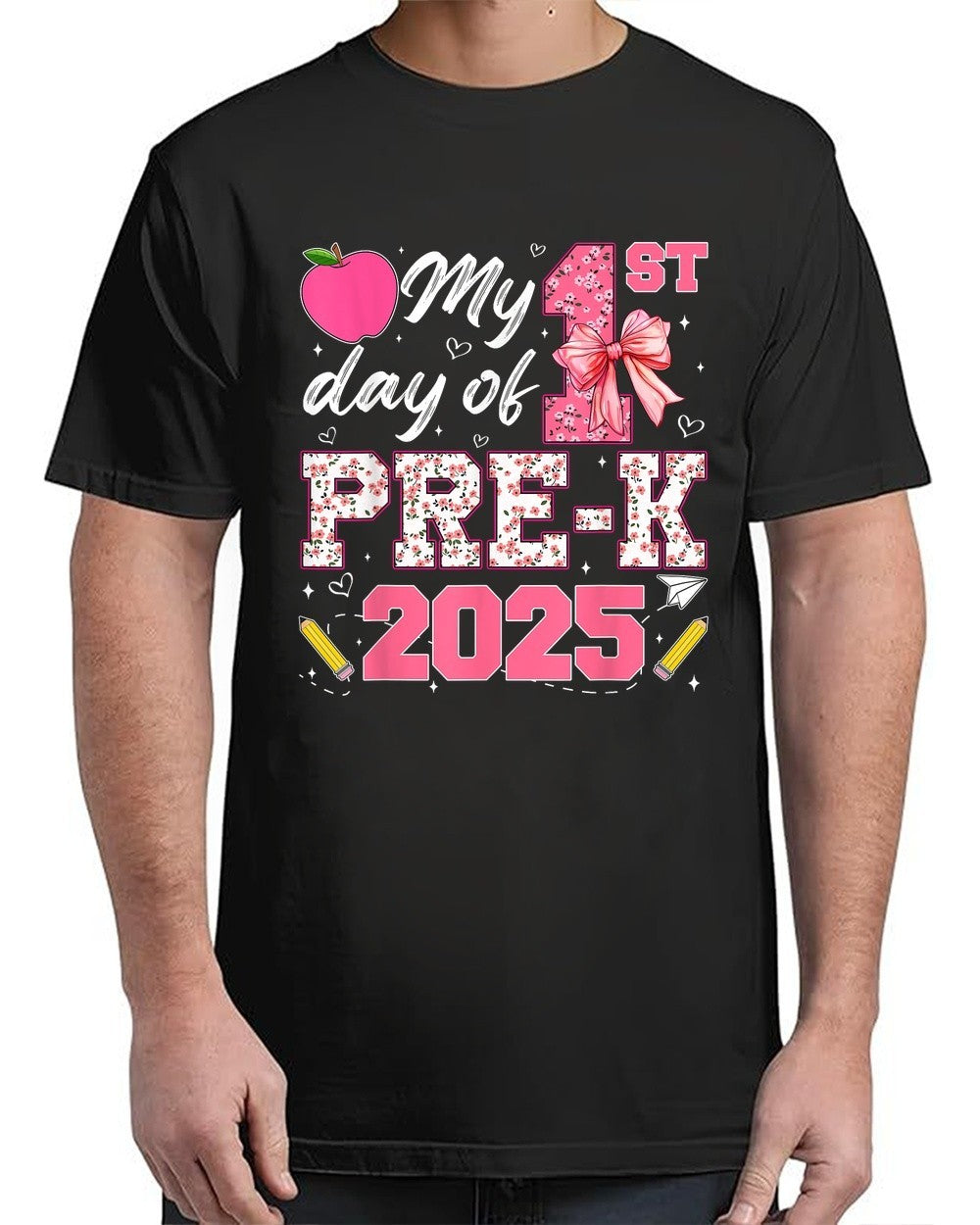 Pre-K PreK Pre K 2025 Back To School  T-Shirt Clean Fit for Him/Her S-4XL