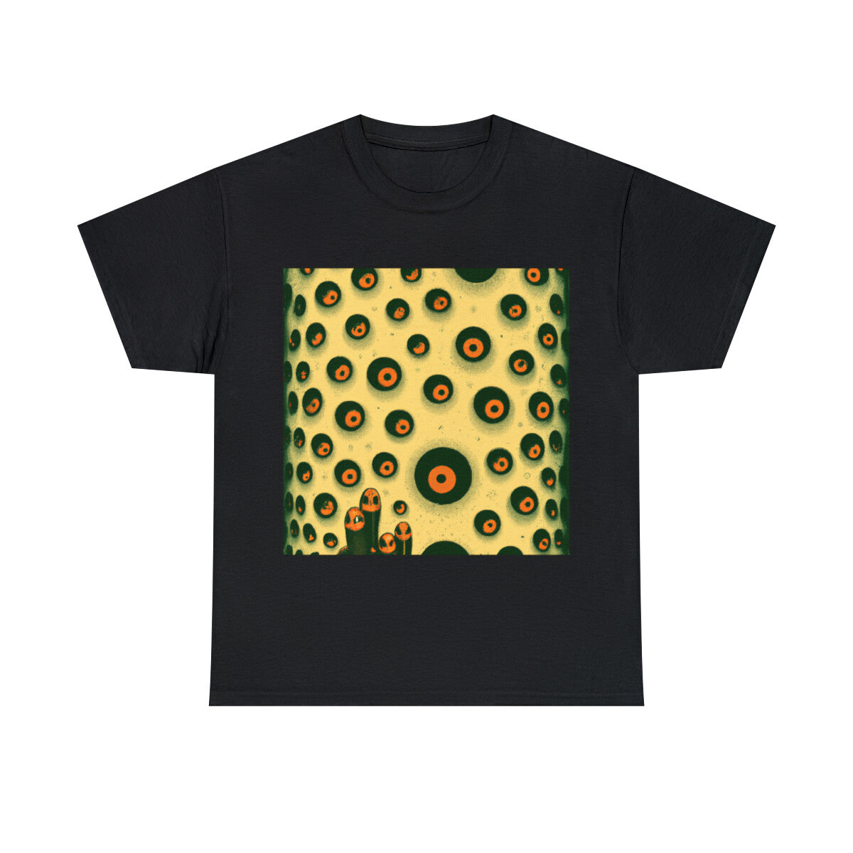 Scary Dark Fantasy Horror Art T Shirt Halloween Trypophobia Gross Disturbed Emo