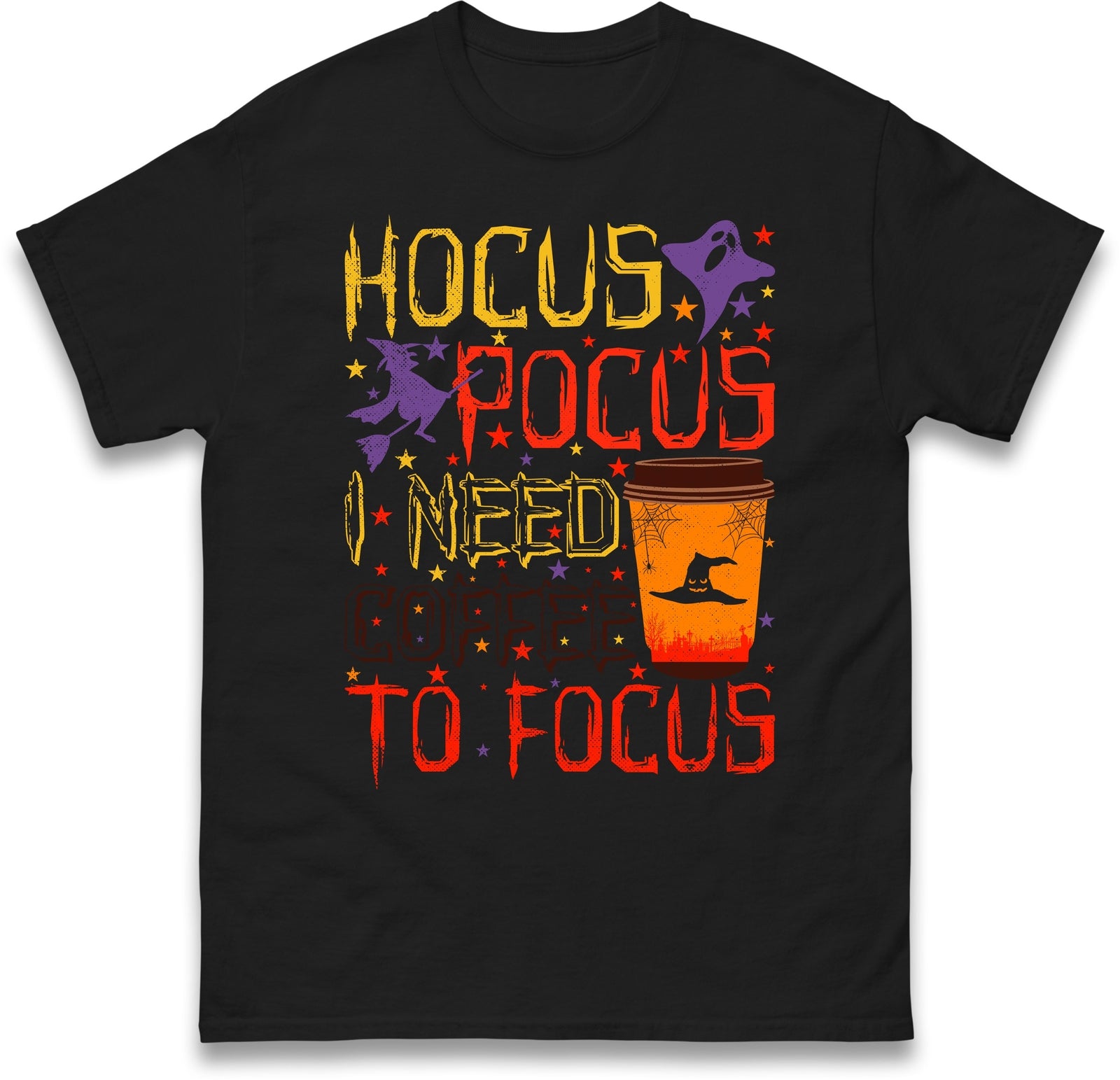 Hocus Pocus Halloween Shirt,Coffee Lover Gift,Halloween Party,Fun Halloween Wear