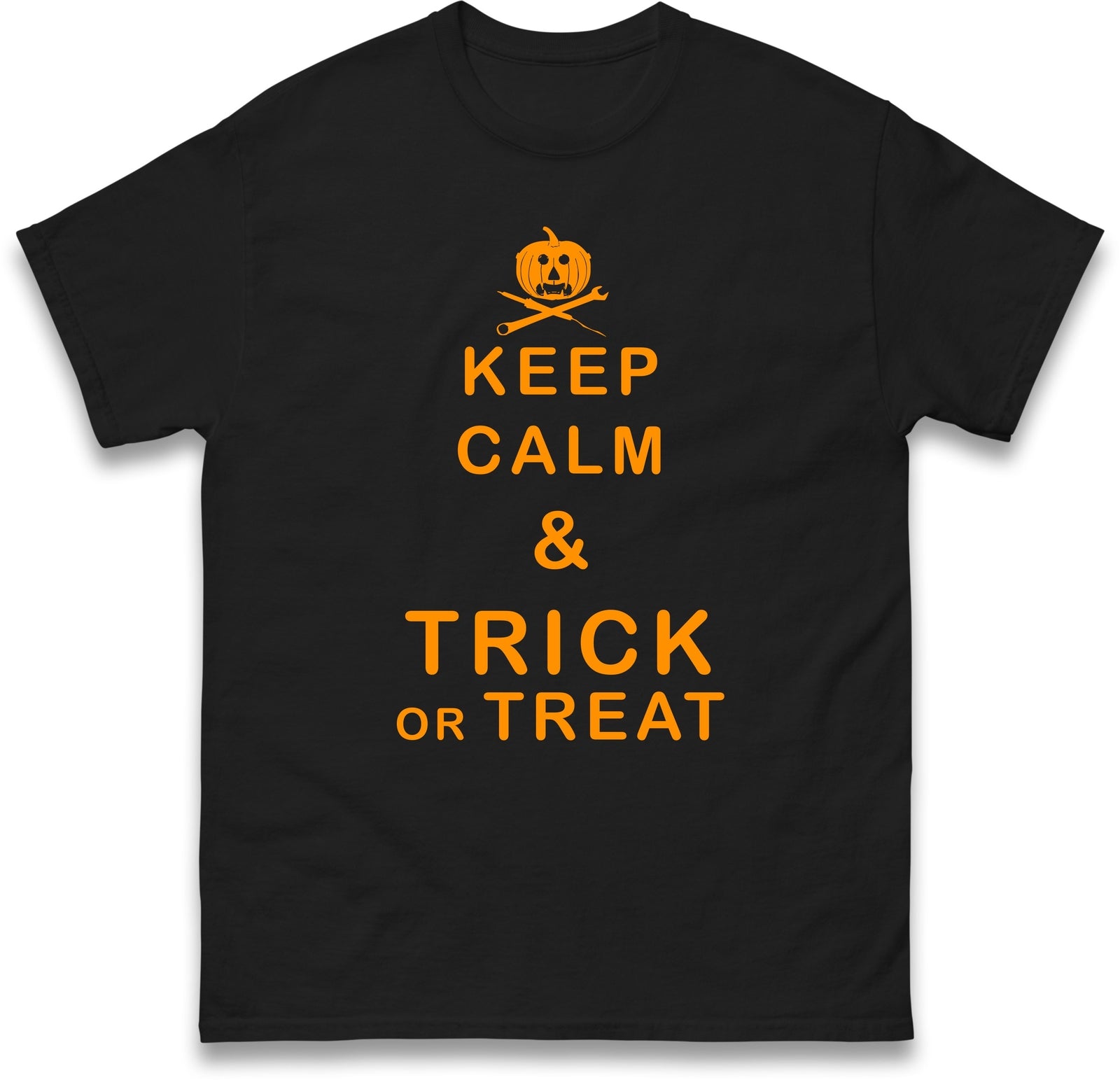 Keep Calm and Trick or Treat Halloween T Shirt,Halloween Scary night Party Tee
