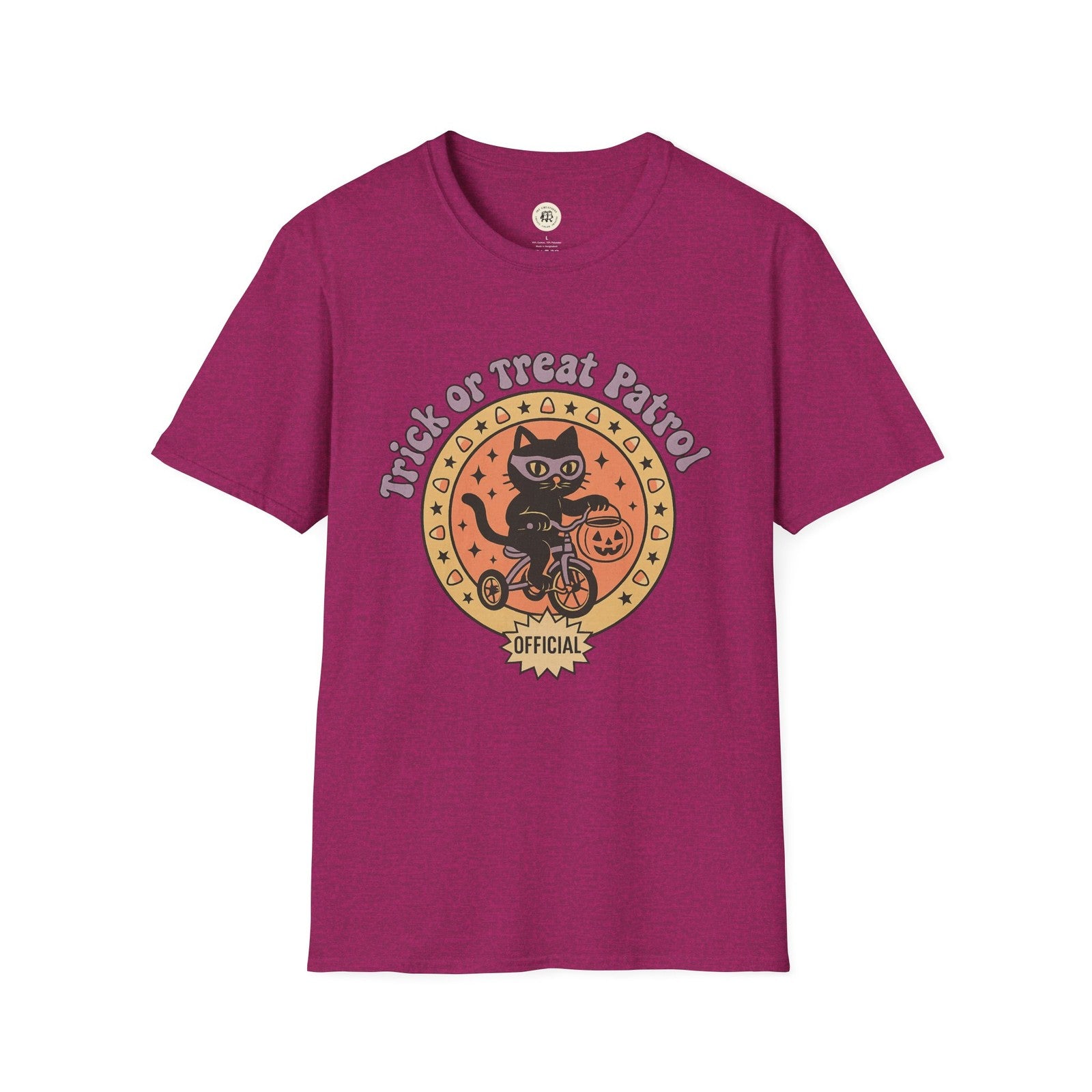 Halloween Cat T-Shirt, Unisex Tee, Trick or Treat Shirt, Spooky Apparel