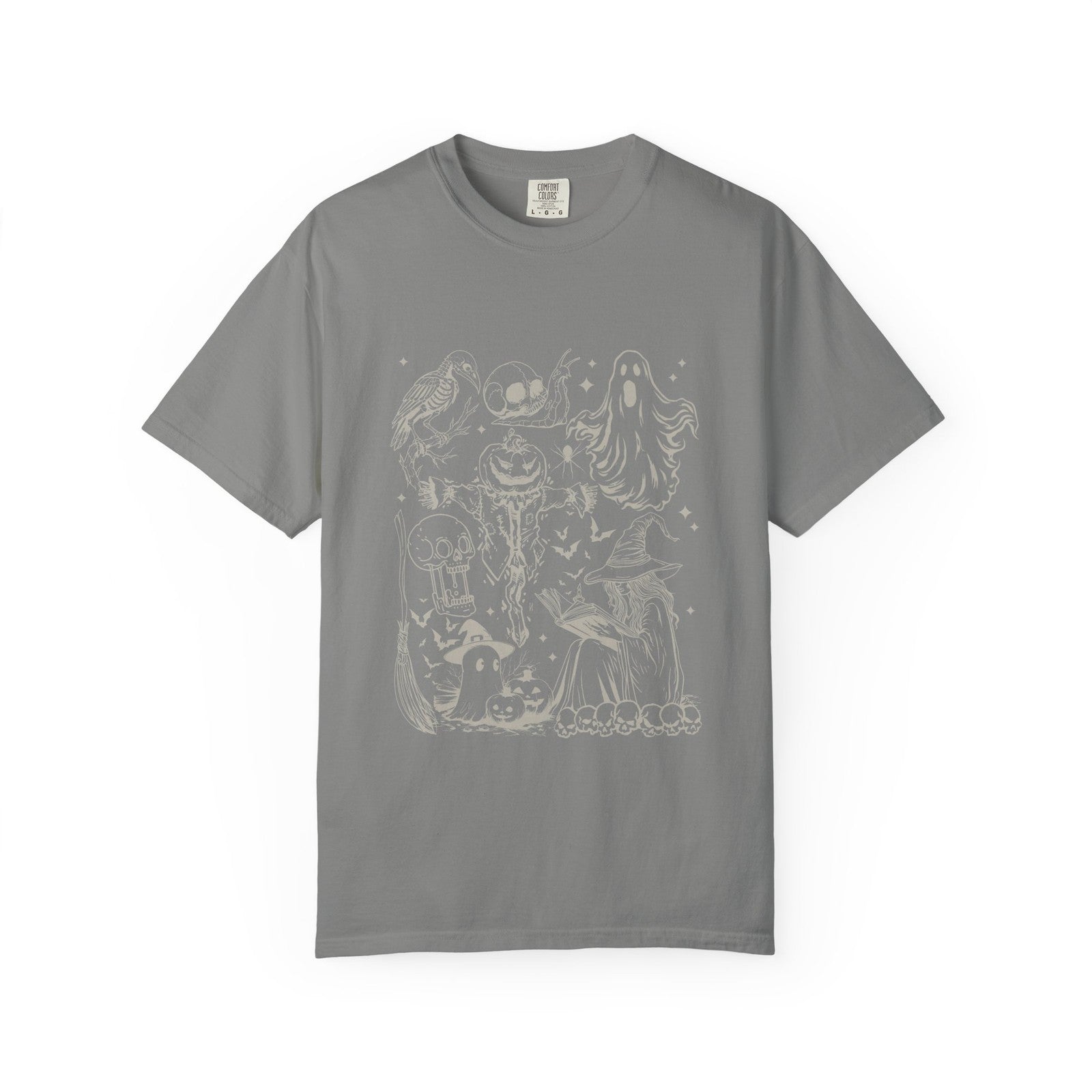 Witch Halloween Shirt | Gothic Scarecrow Ghost Skull Spooky Dark Art Tee