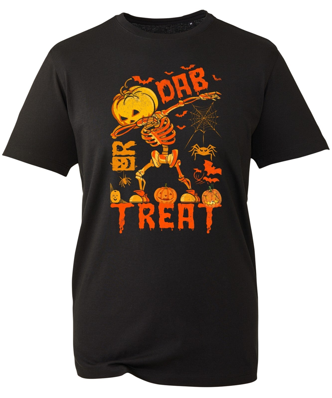 Dab Or Treat Halloween T-Shirt Horror Skeleton Dabbing Dancing Nightmare Party