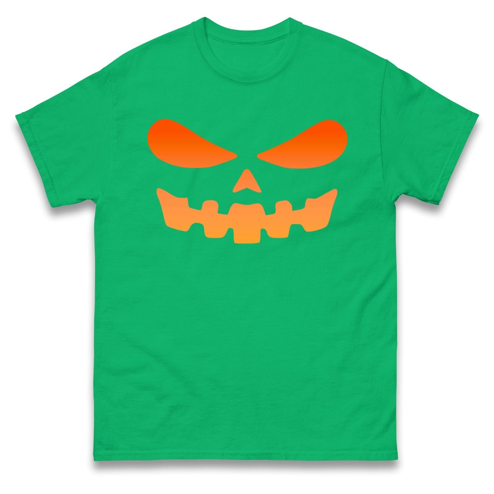 Scary Pumpkin Face Halloween T Shirt