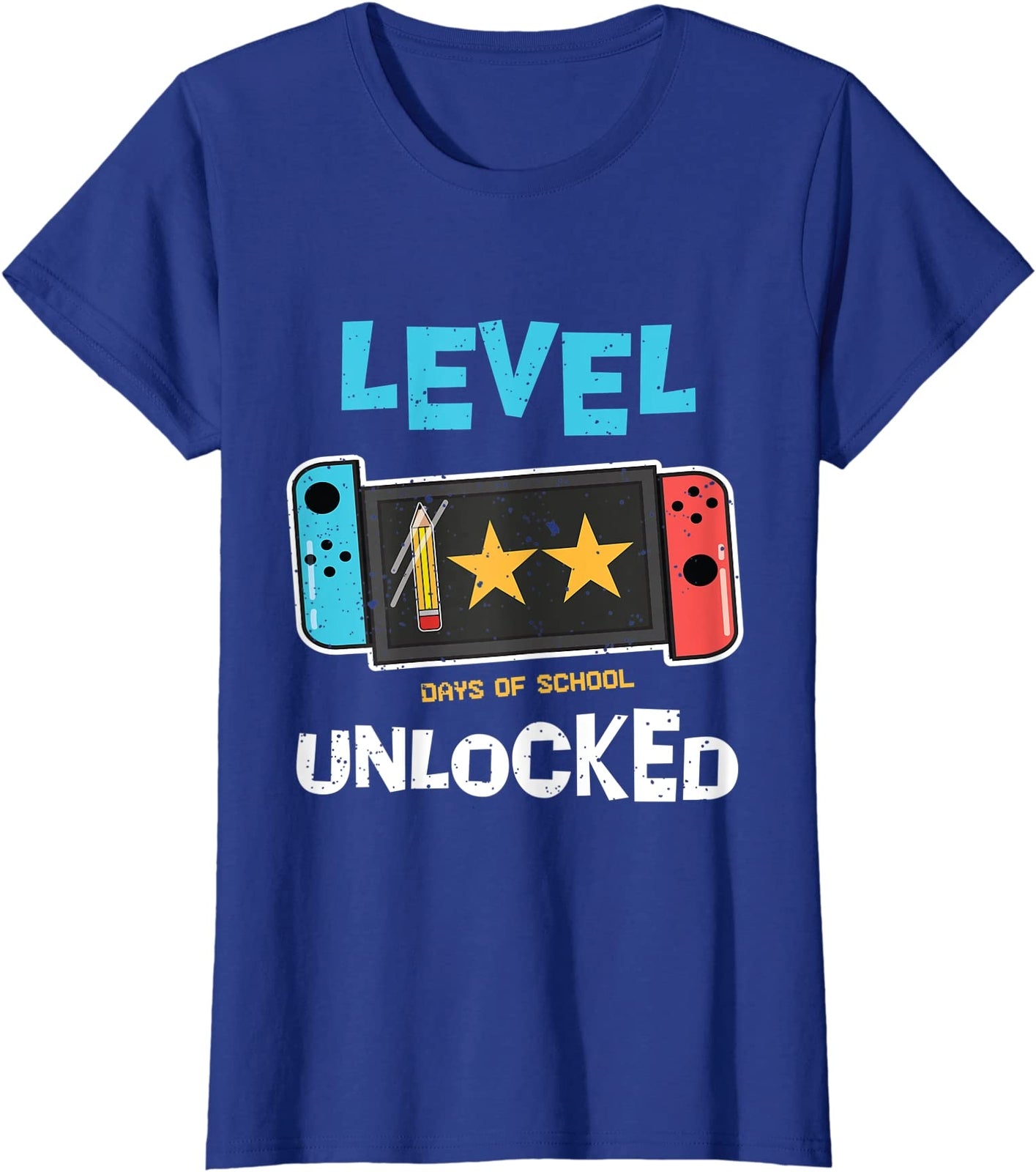 Level 100 Days Of School Unlocked Back To School Ladies' Crewneck T-Shirt