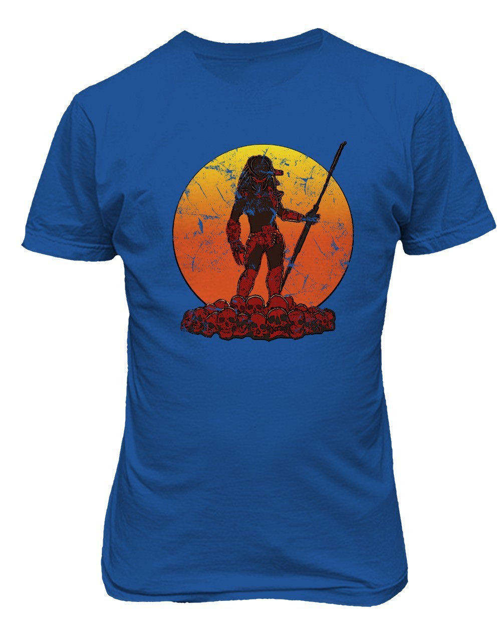 Predator Sunset Horror Scary Shirt Hunter Fall Halloween Men's T-Shirt