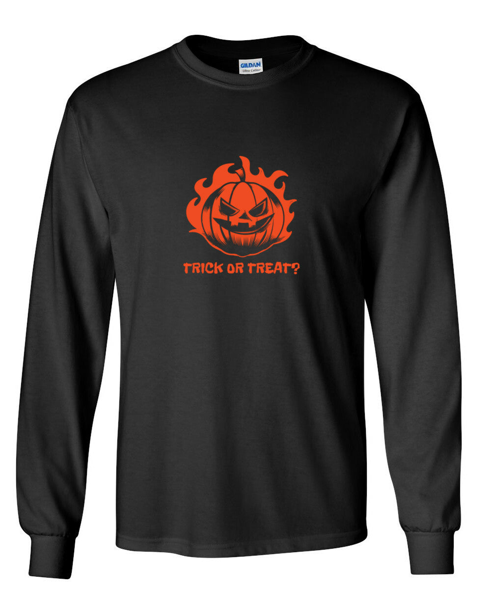 Long Sleeve Trick or Treat #2 Shirt Halloween Hocus Pocus Fall Pumpkin Spice Tee