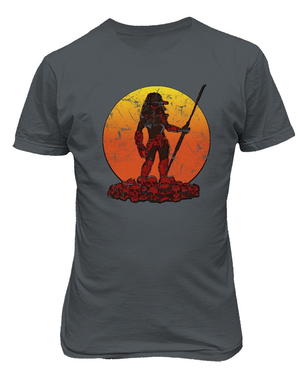 Predator Sunset Horror Scary Shirt Hunter Fall Halloween Men's T-Shirt